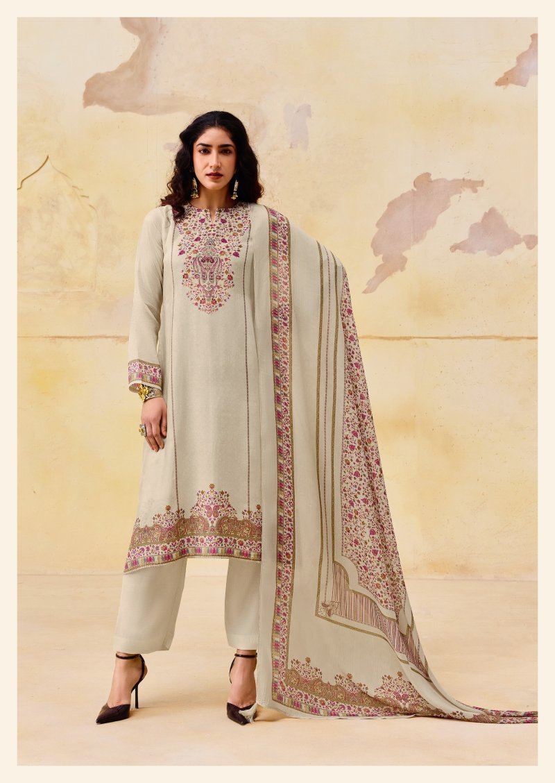 Olivia Vol 3 By Sadhana Viscos Pashmina Dress Material